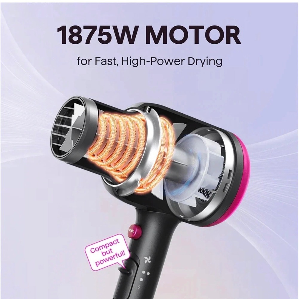 Wavytalk Blown Away Ionic Hair Dryer Professional Styling Tool Black New - Picture 5 of 8